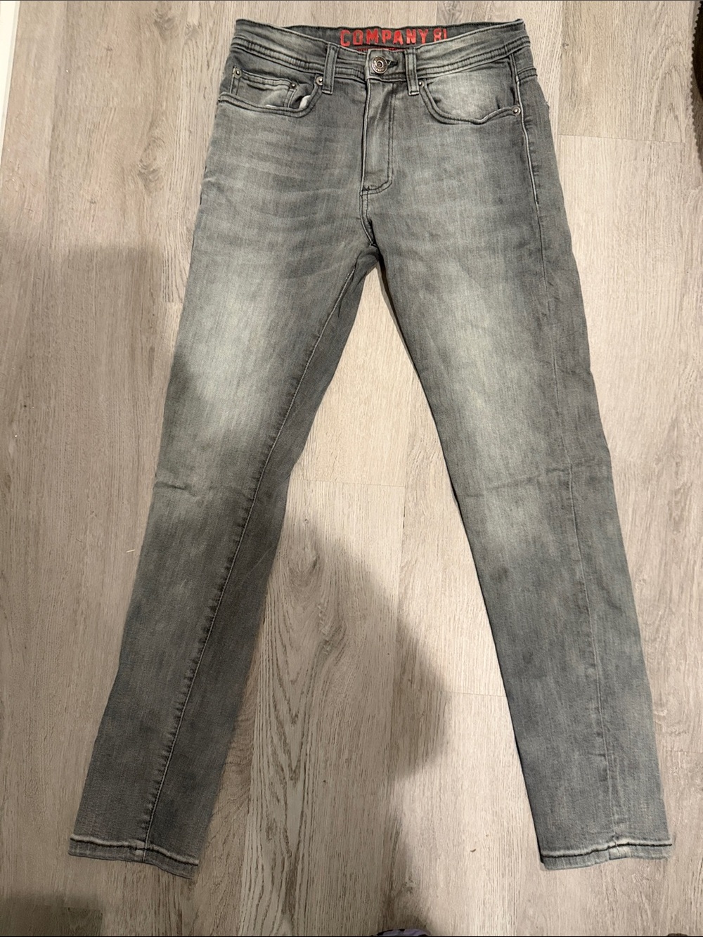 Company 81 Men's Skinny Gray Wash Jeans